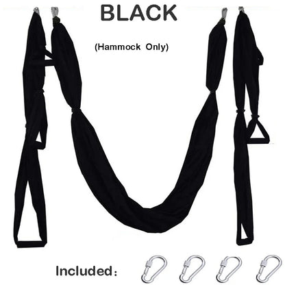 Aerial Yoga Hammock Set: Anti-Gravity Pilates Gym Strap Flying Swing Yoga Shop 2018