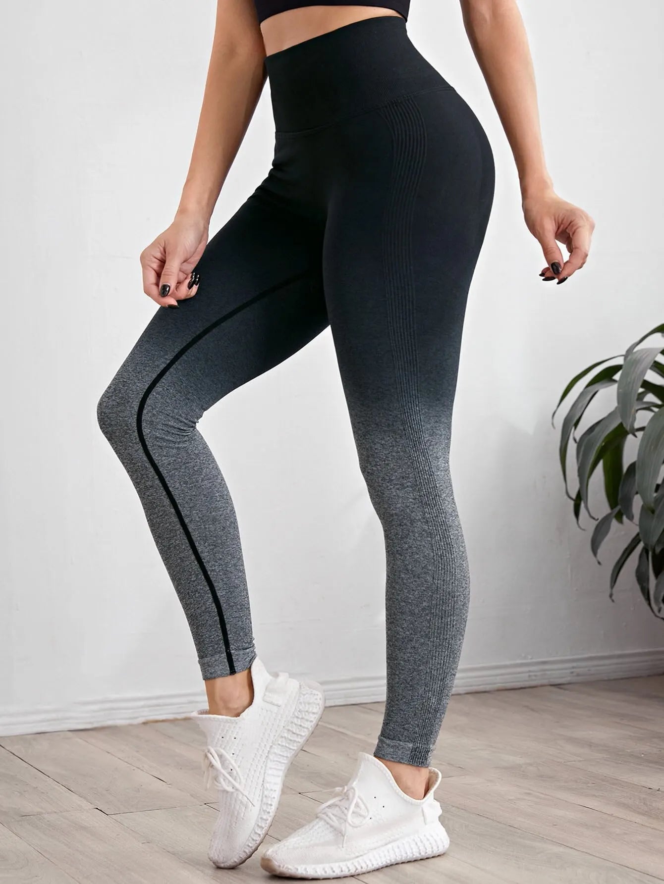Gradient Color Energy Legging - Women's Workout Yoga Pants Yoga Shop 2018