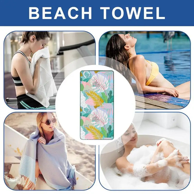 New Lightweight Ocean Microfiber Towel Yoga Shop 2018