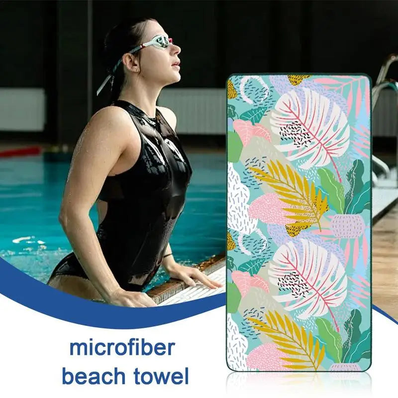 New Lightweight Ocean Microfiber Towel Yoga Shop 2018