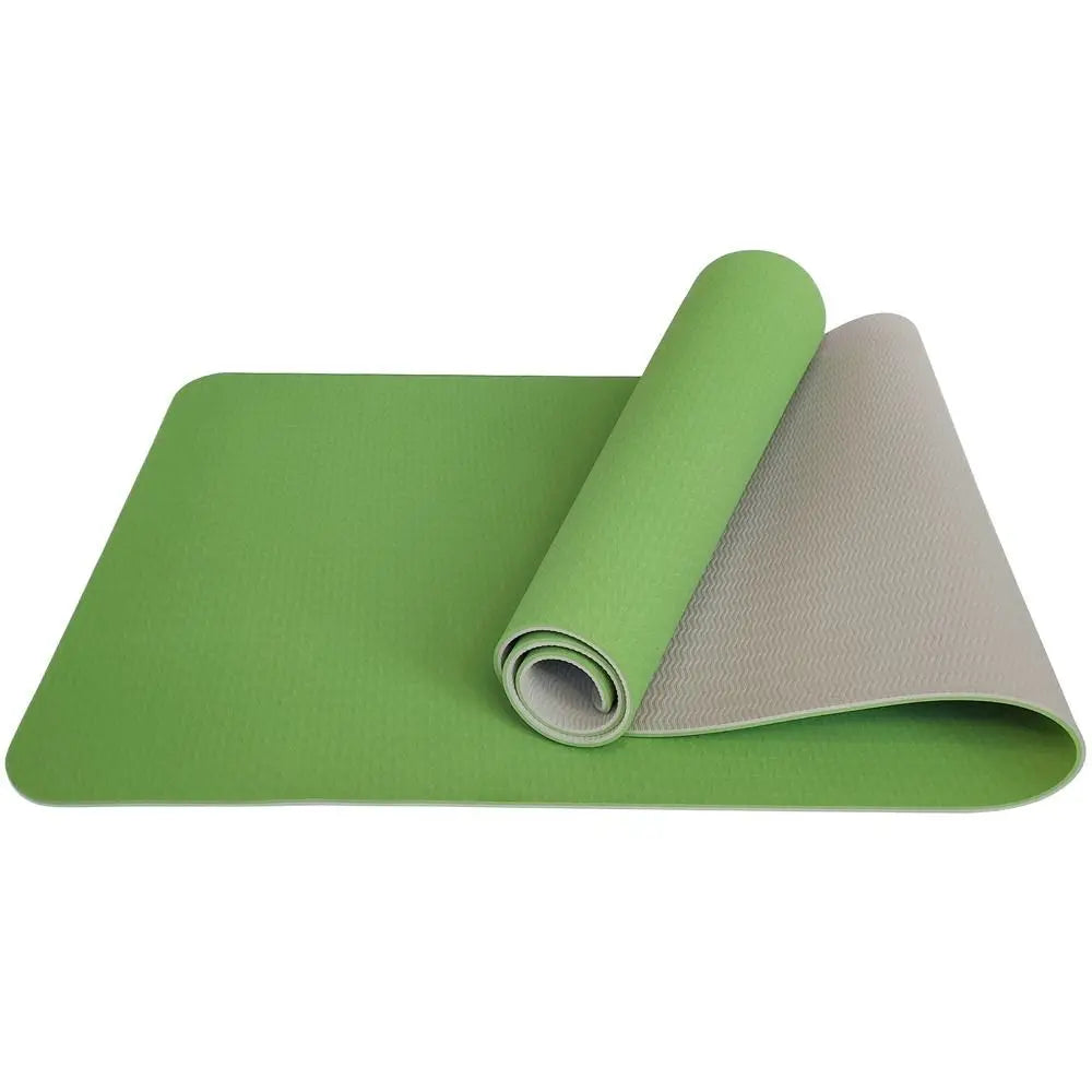 Anti-skid Yoga Mat Entertainment TPE Double Sided Pilates Mat Non-slip Foldable Gymnastics Mat Fitness Yoga Shop 2018