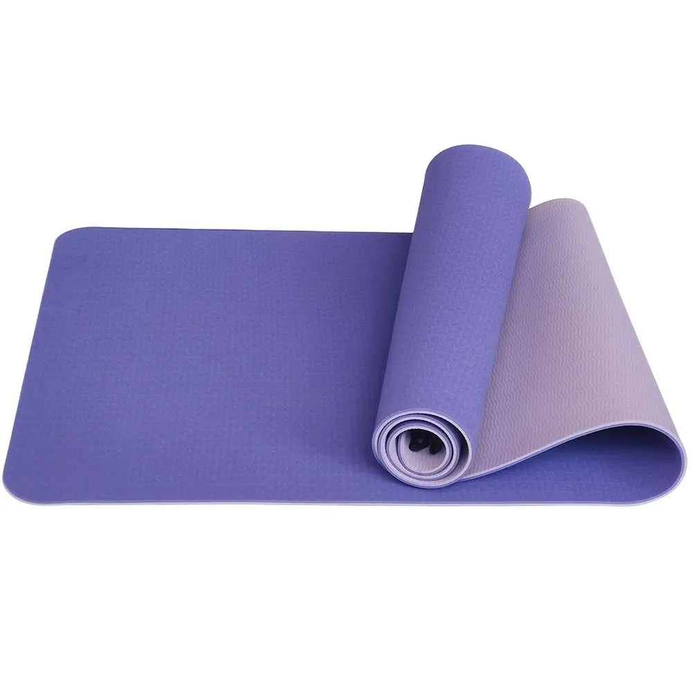 Anti-skid Yoga Mat Entertainment TPE Double Sided Pilates Mat Non-slip Foldable Gymnastics Mat Fitness Yoga Shop 2018