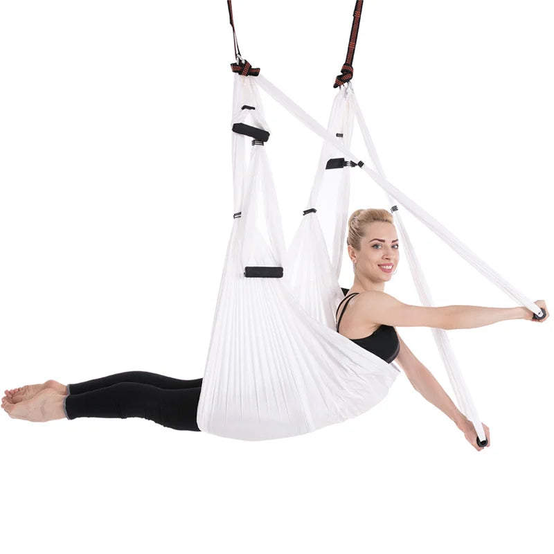 Aerial Yoga Hammock Set: Anti-Gravity Pilates Gym Strap Flying Swing Yoga Shop 2018