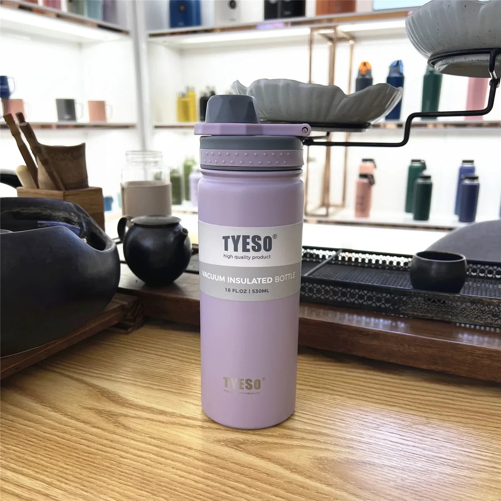 530/750ML Tyeso Thermos Bottle Yoga Shop 2018