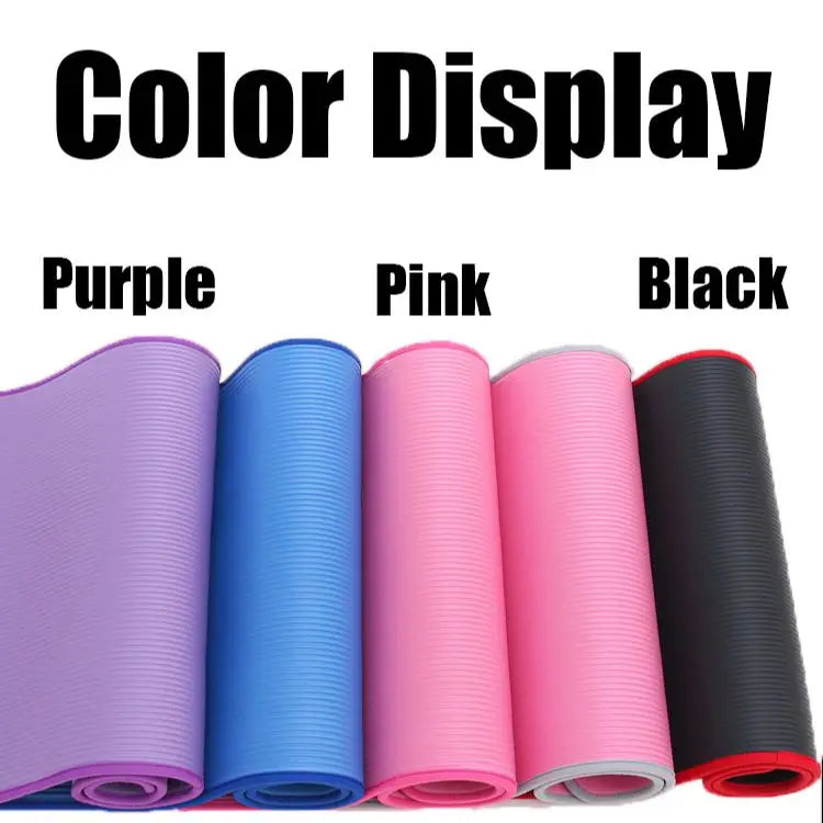 YECOKISO 10MM Extra Thick Yoga Mat-Non-Slip Fitness Mat with Bandage Yoga Shop 2018