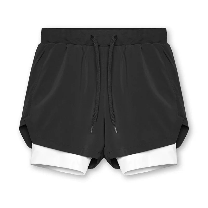 Men's 2-in-1 Running and Workout Shorts - Breathable and Stylish Yoga Shop 2018