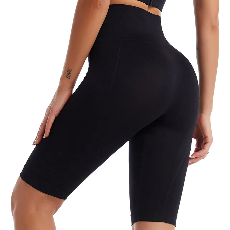 Seamless High Waist Sports Shorts - Women's Push Up Yoga Leggings Yoga Shop 2018