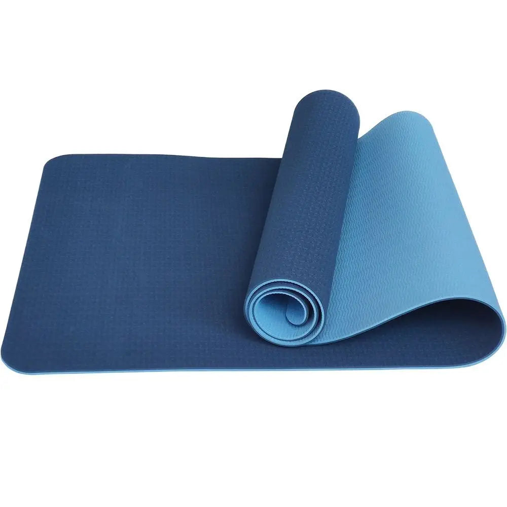 Anti-skid Yoga Mat Entertainment TPE Double Sided Pilates Mat Non-slip Foldable Gymnastics Mat Fitness Yoga Shop 2018