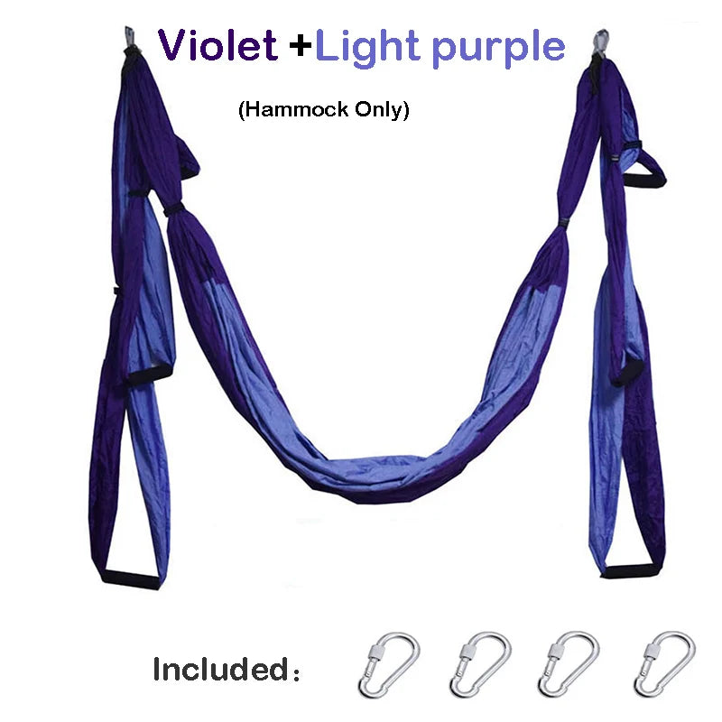 Aerial Yoga Hammock Set: Anti-Gravity Pilates Gym Strap Flying Swing Yoga Shop 2018