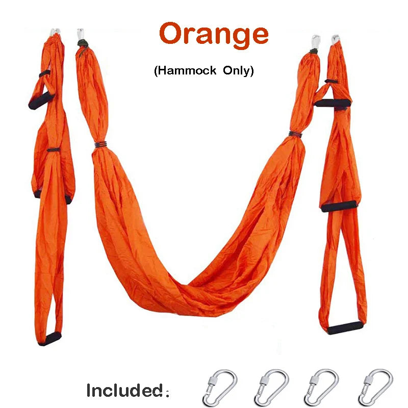 Aerial Yoga Hammock Set: Anti-Gravity Pilates Gym Strap Flying Swing Yoga Shop 2018