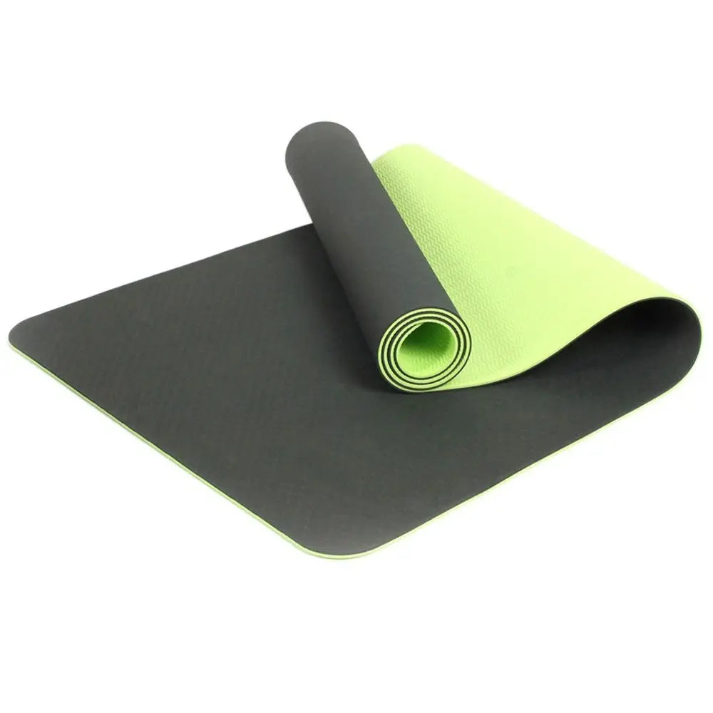 Anti-skid Yoga Mat Entertainment TPE Double Sided Pilates Mat Non-slip Foldable Gymnastics Mat Fitness Yoga Shop 2018