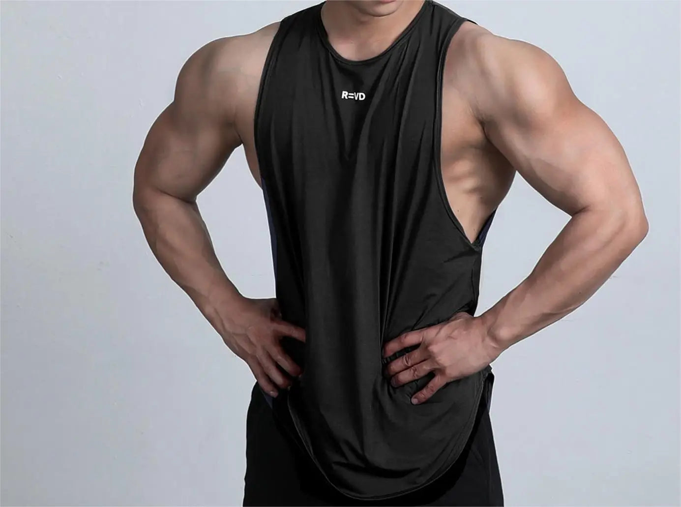 Men's Sleeveless Gym Tank Top - Loose Fit for Summer Bodybuilding and Fitness Yoga Shop 2018