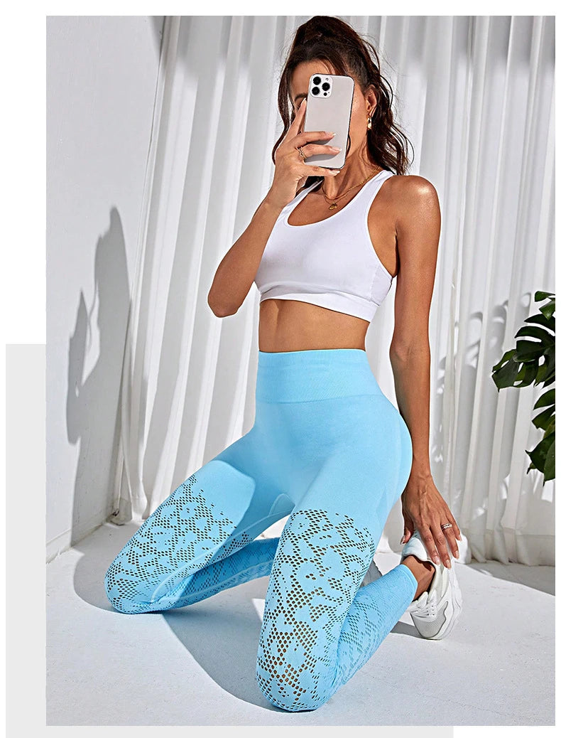 Women's Seamless High Waist Gym Leggings Yoga Shop 2018