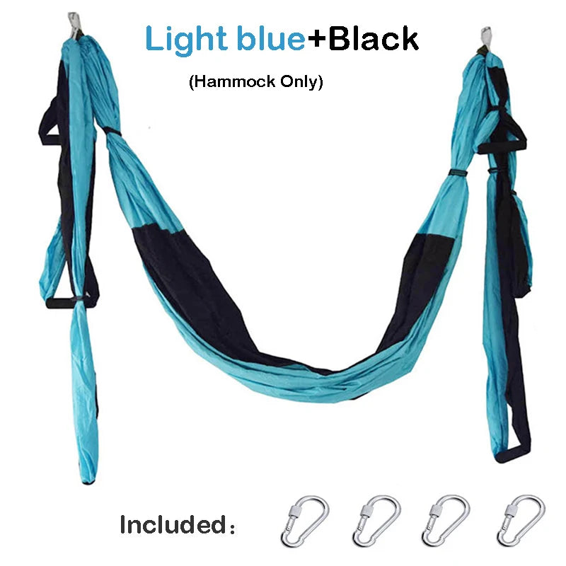 Aerial Yoga Hammock Set: Anti-Gravity Pilates Gym Strap Flying Swing Yoga Shop 2018