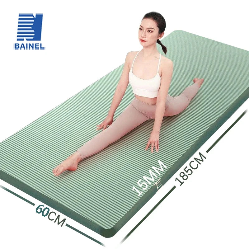 15mm Thick Non-Slip Yoga Mat | High Density Fitness Mat for Home Workouts | YogaShop2018 Yoga Shop 2018