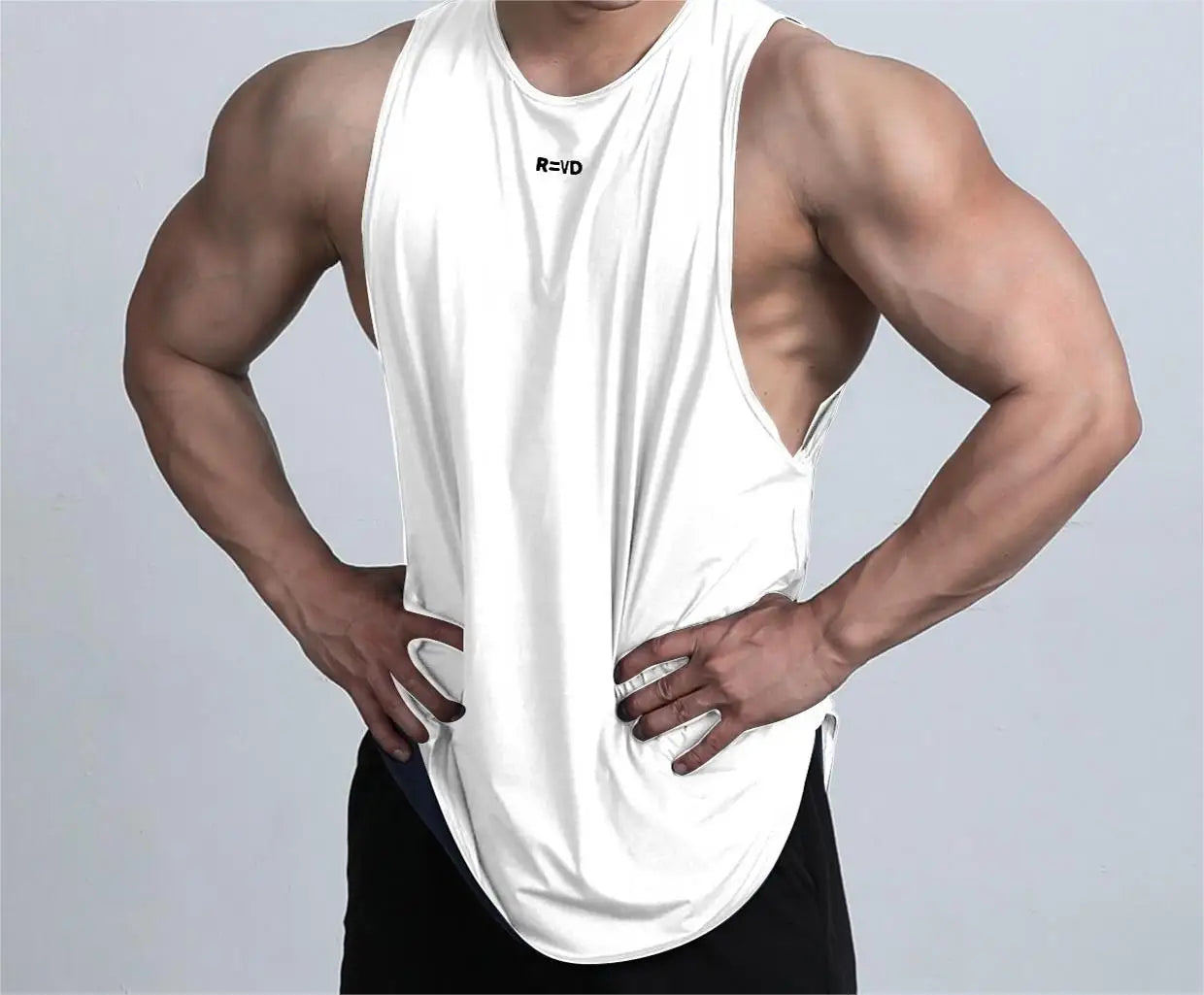 Men's Sleeveless Gym Tank Top - Loose Fit for Summer Bodybuilding and Fitness Yoga Shop 2018